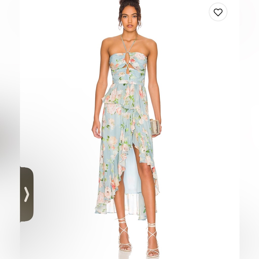 YUMI Kim crystal dress in sweet kiss blue